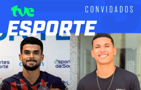 O TVE Esporte entrevista os jogadores Cauly e Thiaguinho