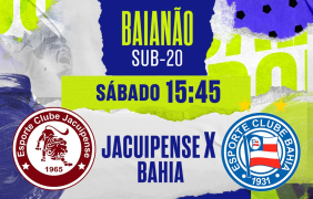 TVE transmite Jacuipense x Bahia na final do Baianão Sub-20