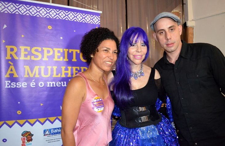 Baby do Brasil na campanha do respeito à mulher