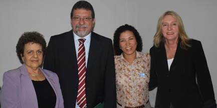 Secretária e Ministros