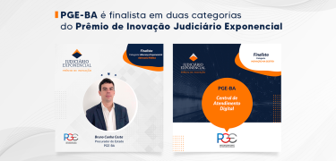 PGE-BA é finalista em duas categorias do Prêmio de Inovação Judiciário Exponencial_Site