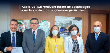PGE-BA e TCE renovam termo de cooperação para troca de informações e experiências