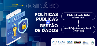 PGE BA - SITE - SEMINÁRIO POLÍTICAS PÚBLICAS E GESTÃO DE DADOS