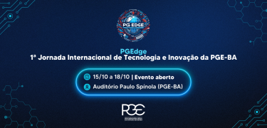 SITE PGEdge - 1ª Jornada Internacional de Tecnologia e Inovação da PGE-BA
