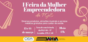 I Feira da Mulher Empreendedora da PGE_SITE