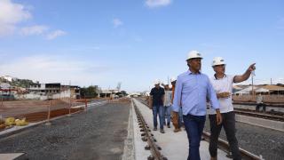 Obras do VLT de Salvador atingem 18% de execução e mantêm ritmo acelerado