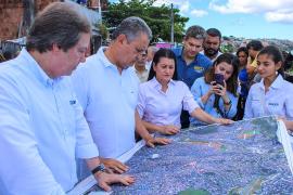 Governo do Estado entrega nova contenção de encosta no Alto do Cabrito