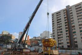 Obras do Tramo IV do Metrô avançam e vão ampliar ligação entre Lapa e Campo Grande 