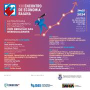 XIX Encontro de Economia Baiana aborda estratégias de crescimento econômico com redução das desigualdades