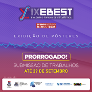 EBEST estende prazo para submissão de pôsteres