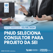 PNUD seleciona consultor individual para projeto da SEI