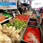 Cesta Básica de Salvador apresenta redução de 0,44% em abril e encerra primeiro quadrimestre de 2025 com alta acumulada de 6,62%