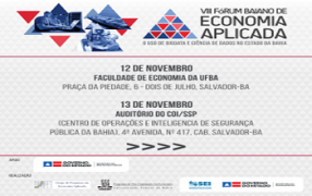 Fórum Baiano de Economia Aplicada tem inscrições abertas