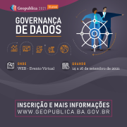 Governança de Dados será tema da X edição do Geopublica 2021