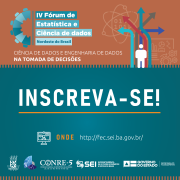 IV Fórum de Estatística e Ciência de Dados tem inscrições abertas
