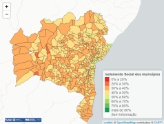 Apenas 16 dos 417 municípios da Bahia apresentam índice de isolamento social acima de 50%