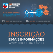 Inscrições abertas | XVII Encontro de Economia Baiana