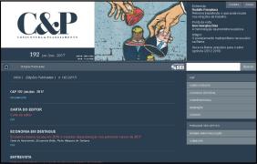 SEI lança novo portal da revista Conjuntura & Planejamento