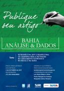 Revista Bahia Análise & Dados abordará tema Retrospectiva 2017 e Perspectivas