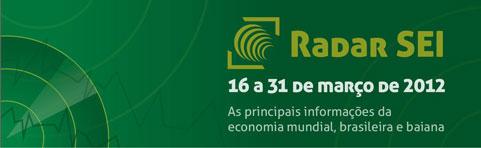 Radar SEI aponta bom desempenho do setor público e sinais de recuperação da economia externa