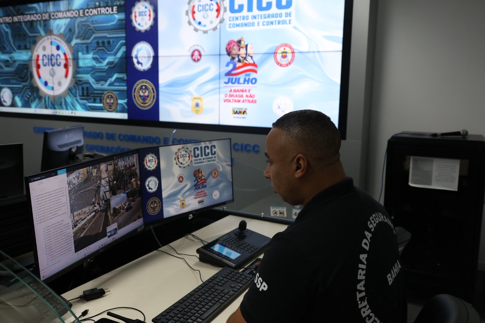 SSP monta esquema especial com 1,3 mil policiais e bombeiros e nova Plataforma de Observação Elevada durante as celebrações do 2 de Julho