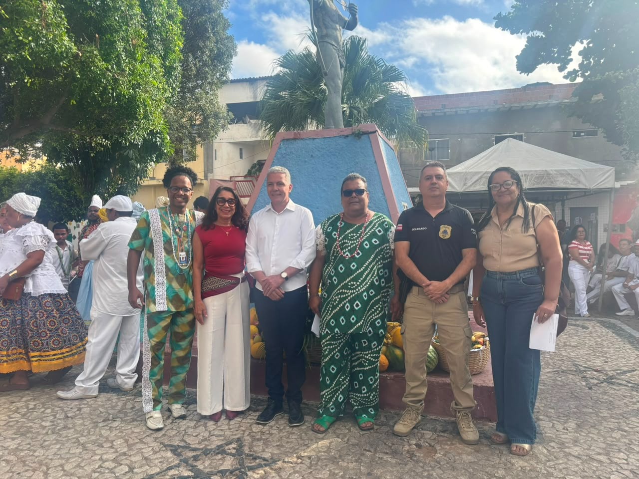 Polícia Civil participa de solenidade em homenagem às religiões de matriz ancestral em Juazeiro