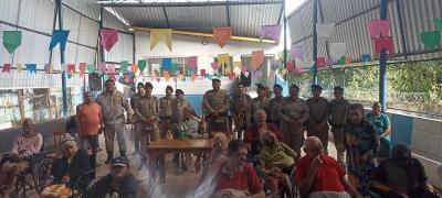 Abrigo São Lázaro recebe a Seção de Artes da PMBA