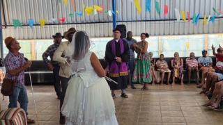 Abrigo São Lázaro recebe a Seção de Artes da PMBA