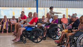 Abrigo São Lázaro recebe a Seção de Artes da PMBA