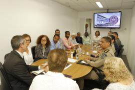 Secretário, vice-presidente da ALBA e comissão de vereadores debatem ações de segurança em Ilhéus