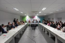 Diretoria de Gestão do Fundo Nacional de Segurança Pública realiza visita técnica na SSP 