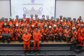 60 bombeiros militares concluem curso de Busca e Resgate em Estruturas Colapsadas