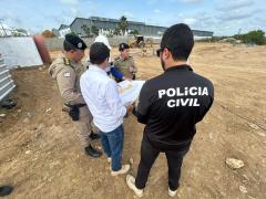 Governador autoriza e construção das unidades da PM e PC em Conceição do Coité é iniciada