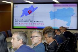Governo e Prefeitura discutem ações e projetos para Lauro de Freitas durante reunião em Salvador