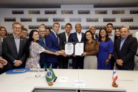 Governo e Prefeitura discutem ações e projetos para Lauro de Freitas durante reunião em Salvador