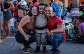 Em mais um ano o Natal Solidário da PMBA leva alegria às crianças e famílias