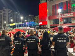 Sábado do Carnaval de Salvador termina com redução de 35% dos roubos e furtos