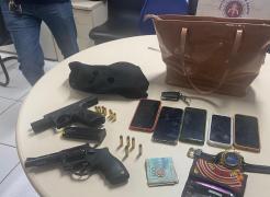 67ª CIPM intercepta assaltantes e apreende duas armas