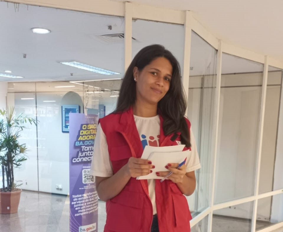 Voluntária Débora Luísa