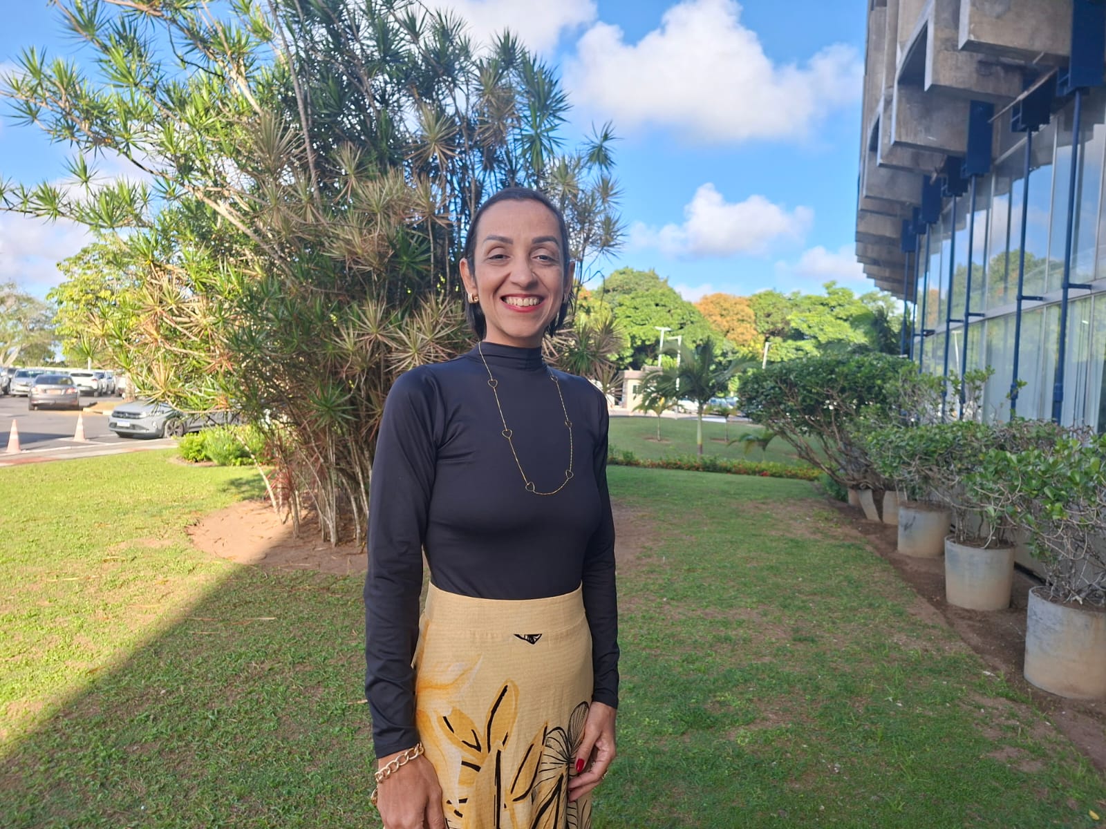 Voluntária Fernanda Freaza