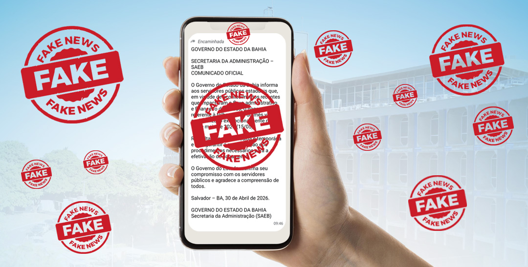 Ilustração sobre fake news