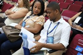 Participante do evento Suprev Conecta 