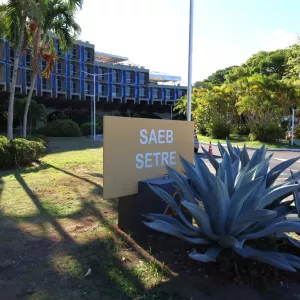 Fachada da Saeb, no CAB