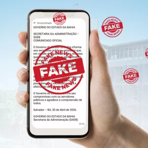 Ilustração sobre fake news