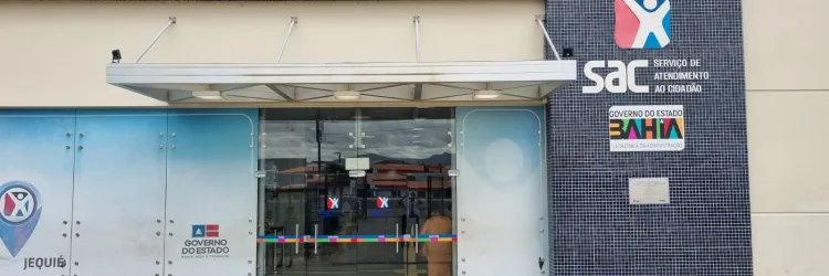 Imagem da fachada do SAC Jequié