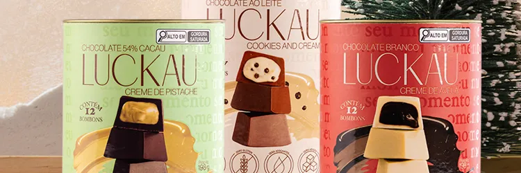 Promoção de Natal: Luckau oferta 20% de desconto em chocolates