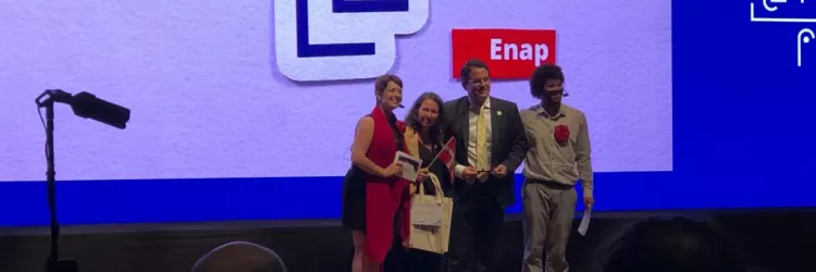 cerimônia de premiação enap