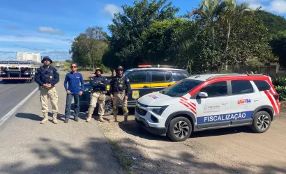 Imagem da equipe em operação de fiscalização