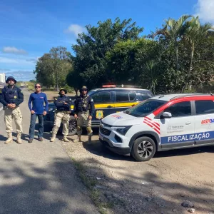Imagem da equipe em operação de fiscalização