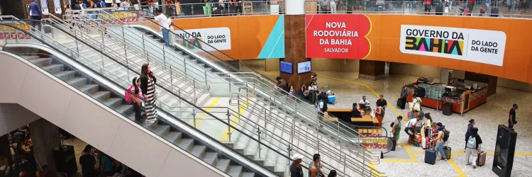 área interna da Rodoviária